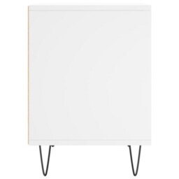Vidaxl Bedside Cabinet White 40X35X50 Cm Engineered Wood - thumbnail 5