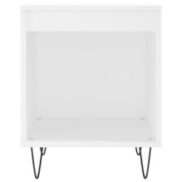 Vidaxl Bedside Cabinet White 40X35X50 Cm Engineered Wood - thumbnail 4