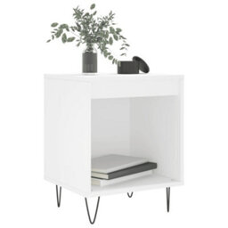 Vidaxl Bedside Cabinet White 40X35X50 Cm Engineered Wood - thumbnail 3