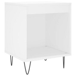 Vidaxl Bedside Cabinet White 40X35X50 Cm Engineered Wood - thumbnail 2