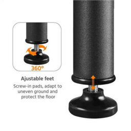 9-Hook Coat Rack Shoe Bench Grey - thumbnail 7