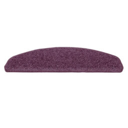 Floordirekt Barcelona Self Adhesive Edged Soft Shaggy Stair Tread Mat For Indoor Stairs Semicircular Purple 23.5 X 65 Cm - thumbnail 5