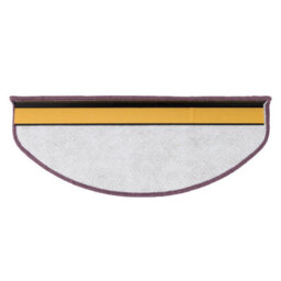 Floordirekt Barcelona Self Adhesive Edged Soft Shaggy Stair Tread Mat For Indoor Stairs Semicircular Purple 23.5 X 65 Cm - thumbnail 3