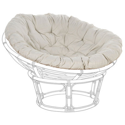 Beliani Garden Chair Cushion Salvo/ Orvieto 127 X 127 Cm Light Beige - image 1