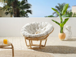 Beliani Garden Chair Cushion Salvo/ Orvieto 127 X 127 Cm Light Beige - thumbnail 2