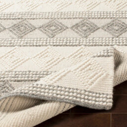 Livabliss Hygge-Hand Woven Charcoal White Wool Cottage Living Dining Bedroom Rug 152 X 229 Cm Easy Care, Non Shedding - thumbnail 4