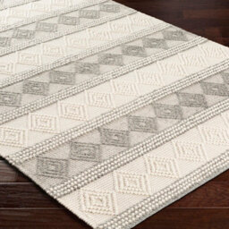 Livabliss Hygge-Hand Woven Charcoal White Wool Cottage Living Dining Bedroom Rug 152 X 229 Cm Easy Care, Non Shedding - thumbnail 6