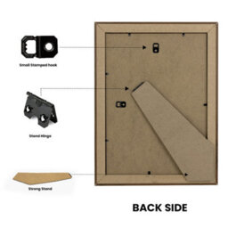 Ak Frames Walnut 7X5 Frame With 6X4 Mount And Perspex Front - thumbnail 3