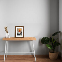 Ak Frames Walnut 7X5 Frame With 6X4 Mount And Perspex Front - thumbnail 6