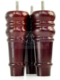 L&F 4 Replacement Furniture Feet Antique Mahogany Turned Wooden Legs 165mm High Settee Chairs Sofas Footstools M10 (10mm) Tsp2071 - thumbnail 7