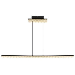 Luminosa Lighting Luminosa Hilton Bar Pendant Ceiling Light Matt Black Led 3000K - thumbnail 4