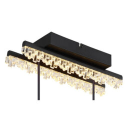 Luminosa Lighting Luminosa Hilton Bar Pendant Ceiling Light Matt Black Led 3000K - thumbnail 5