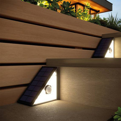 The Solar Centre Pennine Solar Pir Step Light (Set Of 2)