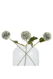 Pale Green-Blue Short Chrysanthemum Artificial Flower Stem - thumbnail 4