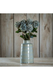Pale Green-Blue Short Chrysanthemum Artificial Flower Stem - thumbnail 2