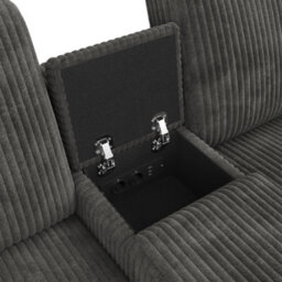 Fenchilin U-Shaped Sectional Sofa With 2 Movable Storage Ottomans Cup Holders Luxury Couch For Living Room Grey - thumbnail 7