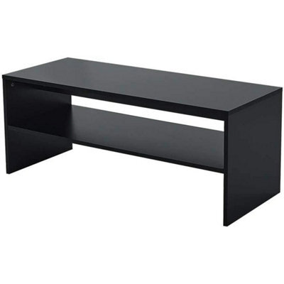 Elegant 95X40Cm Black Coffee Table With Storage - image 1