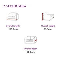 SquareBoxx Capri Jumbo Cord Sofa, 3+2 Cream - thumbnail 4