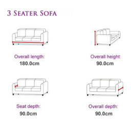 SquareBoxx Capri Jumbo Cord Sofa, 3+2 Cream - thumbnail 5