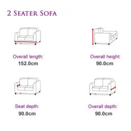 SquareBoxx Capri Jumbo Cord Sofa, 3+2 Cream - thumbnail 6