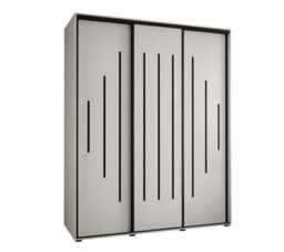 Arte Cannes Xii Sliding Door Wardrobe W190Cm - Bright White Storage For Contemporary Living - thumbnail 1