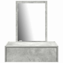 Walplus Dressing Table With Drawer Grey 60 X 40 X 70 Cm Engineered Wood - thumbnail 6