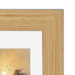 Ak Frames Light Oak 12X10 Frame With 6X4 Mount And Perspex Front - thumbnail 9