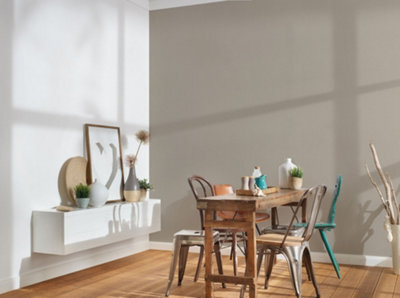As Creation Bricoflor Non-Woven Wallpaper, Plain Wallpaper In Brown, Grey - 10,05 X 0,53 M - image 1