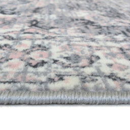 Melrose Colorama Traditional Design Grey/pink Indoor Medium Area Rug 080/150Cm - thumbnail 3