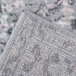 Melrose Colorama Traditional Design Grey/pink Indoor Medium Area Rug 080/150Cm - thumbnail 4