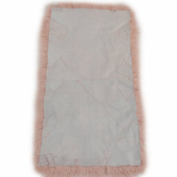 Fenland Sheepskin Fenland Luxury Mongolian Real Lamb Rug - Pink (120 Cm X 60 Cm) - thumbnail 3