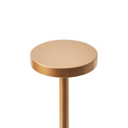 Wyld And Coco Auralux Wireless Table Lamp Gold - Rechargeable Aluminum Touch-Dimmer Indoor And Covered Outdoor Lighting - thumbnail 4