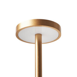 Wyld And Coco Auralux Wireless Table Lamp Gold - Rechargeable Aluminum Touch-Dimmer Indoor And Covered Outdoor Lighting - thumbnail 5