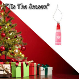 Christmas Tree Decoration Lipstick Ornament X 1 11. 5X2. 6X2. 6Cm - thumbnail 6
