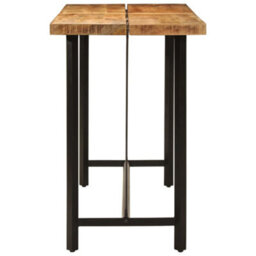 Vidaxl Bar Table 180X70X107 Cm Solid Wood Mango And Iron - thumbnail 3