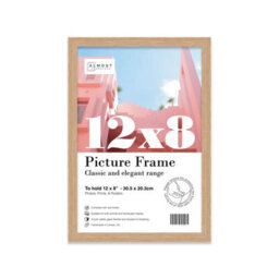 12X8 Oak Picture Frame (30.5 X 20.3Cm) Poster, Photo, Artwork, Gallery Wall Or Print - thumbnail 1