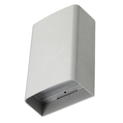 Luminosa Lighting Luminosa Clous Outdoor Led Up & Down Flush Wall Light Urban Grey 16Cm 1027Lm 3000K Ip65