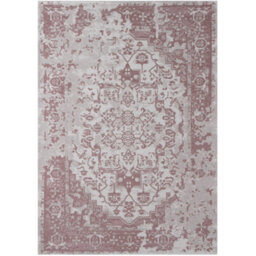 The Rugs Carina Collection  Rugs In Pink 6962 Non-Slip Machine Washable - thumbnail 2