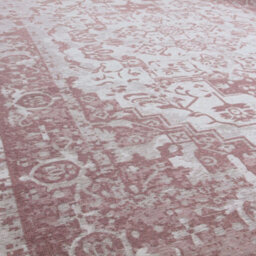 The Rugs Carina Collection  Rugs In Pink 6962 Non-Slip Machine Washable - thumbnail 3