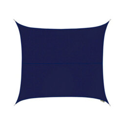 Kookaburra 2M Square Water Resistant Blue Garden Patio Sun Shade Sail Canopy 96.5% Uv Block With Free Rope