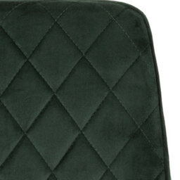 Seconique Avery Green Velvet Dining Chair X2 Velvet Fabric Priced Per Pair - thumbnail 9