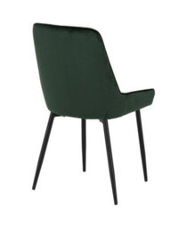 Seconique Avery Green Velvet Dining Chair X2 Velvet Fabric Priced Per Pair - thumbnail 6