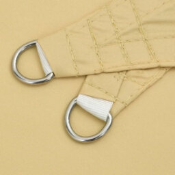 Berkfield Sun Shade Sail Sand 3X2 M 100% Polyester Oxford - thumbnail 5