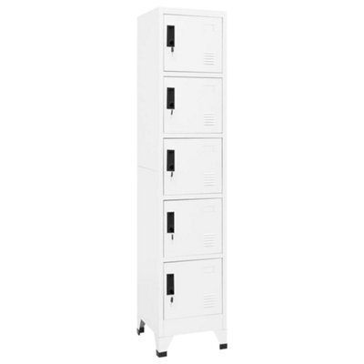 Walplus Locker Cabinet White 38X40X180 Cm Steel - image 1