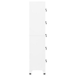 Walplus Locker Cabinet White 38X40X180 Cm Steel - thumbnail 4
