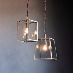 Anson Lighting Hetford Matt Antique Brass And Clear Glass Single Light Ceiling Pendant - thumbnail 9