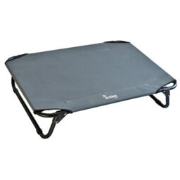 Actiaspet Elevated Dog Bed Pet Cat Raised Folding Camping Cot Indoor Outdoor Waterproof Large Grey - thumbnail 4