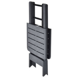 Walplus Folding Garden Table Anthracite 79X72X70 Cm Plastic - thumbnail 4