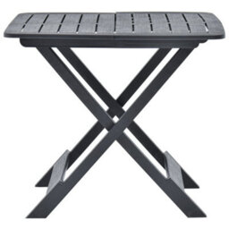 Walplus Folding Garden Table Anthracite 79X72X70 Cm Plastic - thumbnail 2