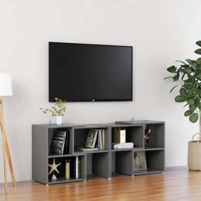 Berkfield Tv Cabinet Grey 104X30X52 Cm Engineered Wood